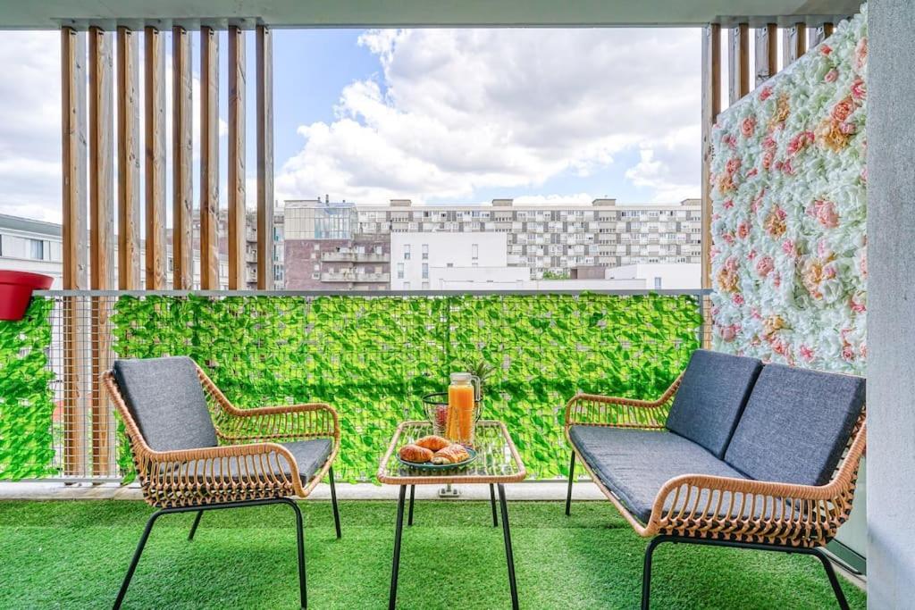 T2 Luxe Proche Paris Terrasse Parking Prive Apartment Vitry-sur-Seine